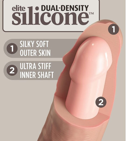 KING COCK - ELITE GODE RÉALISTE EN SILICONE 17.8 CM by KING COCK