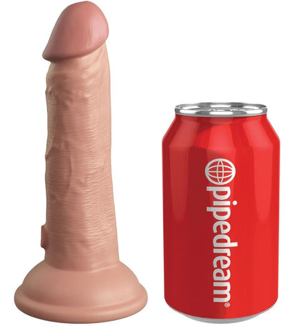 KING COCK - ELITE GODE RÉALISTE VIBRANT & SILICONE 15.2 CM by KING COCK