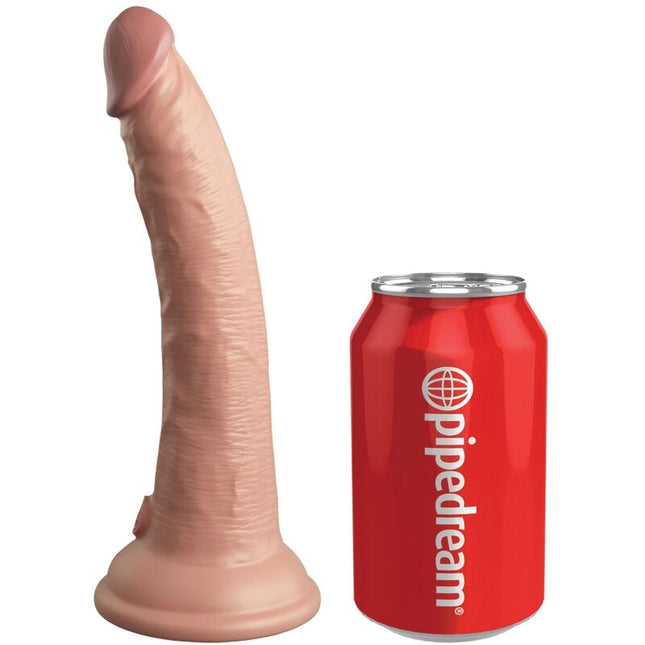 KING COCK - ELITE VIBRATEUR GODE RÉALISTE & TÉLÉCOMMANDE EN SILICONE 17.8 CM by KING COCK