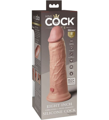 KING COCK - ELITE GODE RÉALISTE VIBRANT & SILICONE 20.3 CM by KING COCK