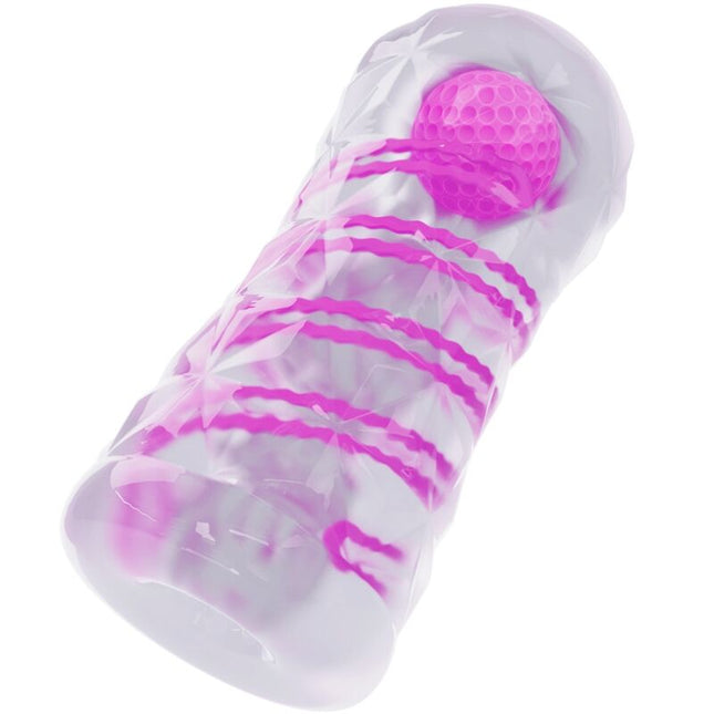 PRETTY LOVE - MASTURBATEUR MASCULIN FANTASY AVEC SPIRALE INTERNE ET BALLES TRANSPARENTES by PRETTY LOVE MALE