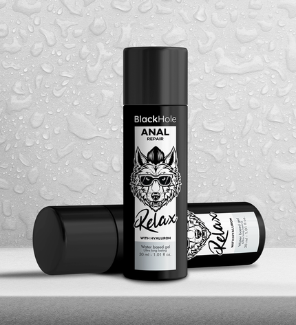 BLACK HOLE - RÉPARATION ANALE RELAX À BASE D'EAU AVEC HYALURON 30 ML by BLACK HOLE