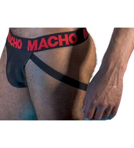 MACHO - MX26X2 JOCK NOIR/ROUGE S by MACHO UNDERWEAR