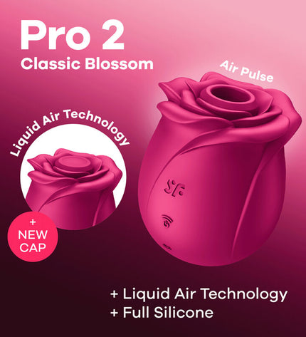 SATISFYER - AIR PULSE VIBRATEUR FLEUR CLASSIQUE PRO 2 by SATISFYER AIR PULSE