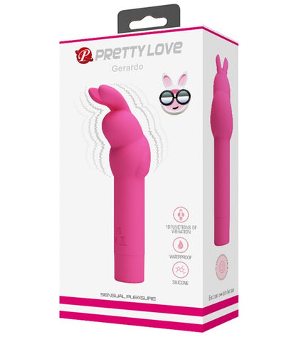 PRETTY LOVE - VIBRATEUR EN SILICONE GERARDO FUSCHIA RABBIT by PRETTY LOVE
