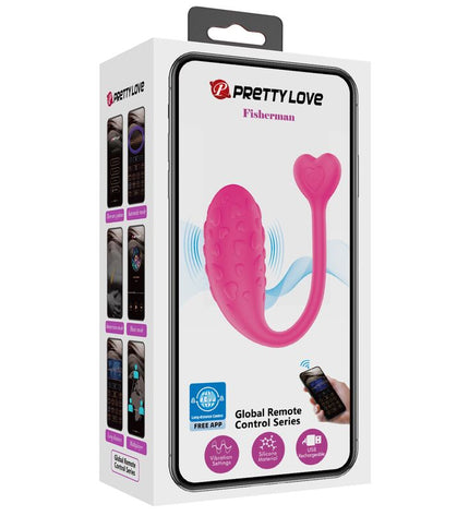 PRETTY LOVE - OEUF VIBRANT ROSE FISHER CONTRÔLÉ PAR APPLICATION by PRETTY LOVE SMART