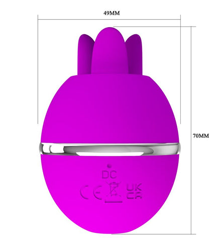 PRETTY LOVE - VIBRATEUR ROND EN SILICONE GEMINI BALL VIOLET by PRETTY LOVE FLIRTATION
