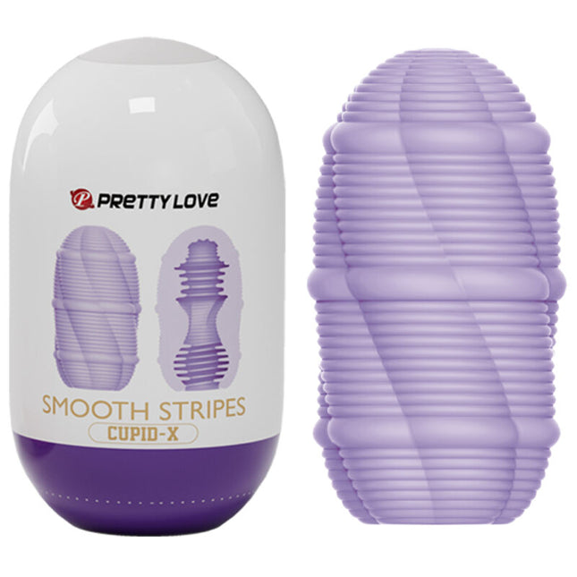 PRETTY LOVE - OEUF MASTURBATEUR CUPID RAYURES LISSES by PRETTY LOVE MALE
