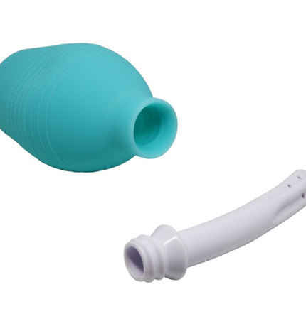 MR PLAY - DOUCHE EN CAOUTCHOUC BLEU POIRE ANAL by MR PLAY