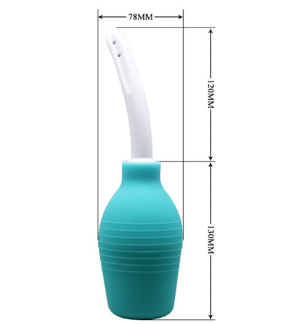 MR PLAY - DOUCHE EN CAOUTCHOUC BLEU POIRE ANAL by MR PLAY