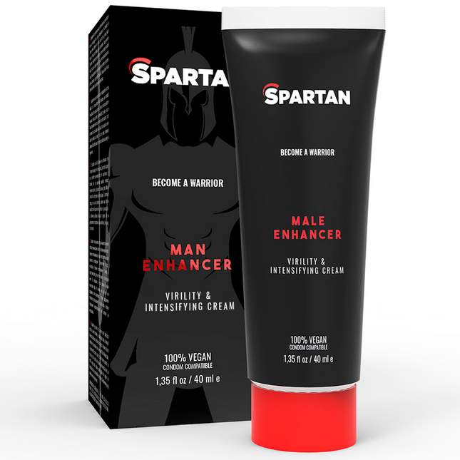 SPARTAN - COUPLE GEL VIRILITÉ ET CRÈME INSENSIFIANTE 100% VEGAN - Concombre Boutique