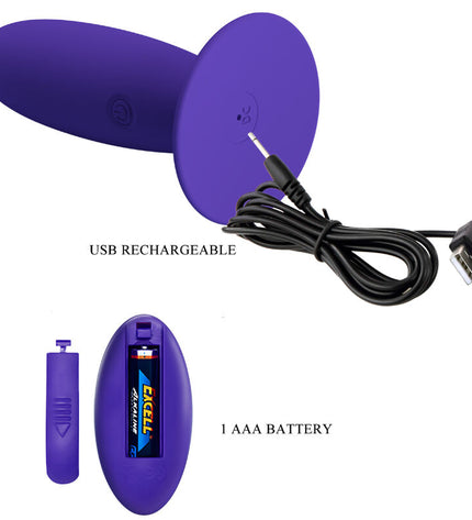 PRETTY LOVE - VIBRATEUR ANAL YOUTH PLUG TÉLÉCOMMANDE VIOLET by PRETTY LOVE YOUTH