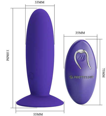 PRETTY LOVE - VIBRATEUR ANAL YOUTH PLUG TÉLÉCOMMANDE VIOLET by PRETTY LOVE YOUTH