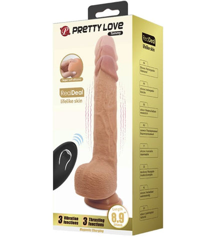 PRETTY LOVE - VIBRATEUR GODE RÉALISTE TOMMY 22.5 CM by PRETTY LOVE FLIRTATION