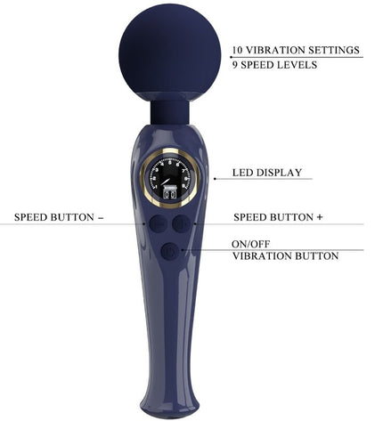 PRETTY LOVE - BAGUETTE VIBRANTE SKYLER BLEU by PRETTY LOVE LED