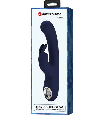 PRETTY LOVE - VIBRATEUR LAMAR LAPIN ET POINT G BLEU by PRETTY LOVE LED