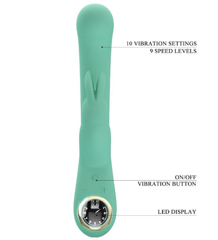 PRETTY LOVE - VIBRATEUR LAMAR LAPIN ET POINT G VERT by PRETTY LOVE LED