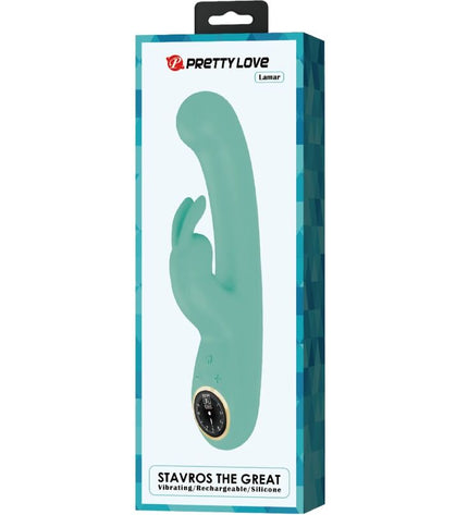 PRETTY LOVE - VIBRATEUR LAMAR LAPIN ET POINT G VERT by PRETTY LOVE LED