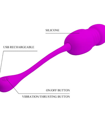 PRETTY LOVE - OEUF VIBRANT RECHARGEABLE CALLIE VIOLET by PRETTY LOVE C-TYPE