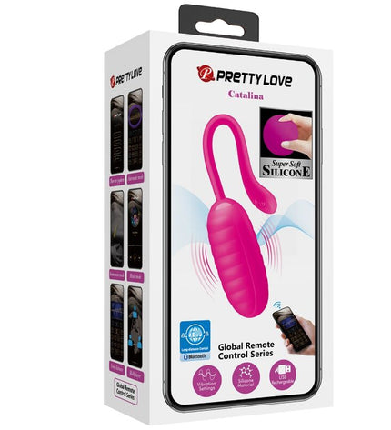 PRETTY LOVE - OEUF VIBRANT RECHARGEABLE CATALINA ROSE by PRETTY LOVE SMART