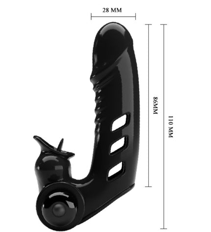 PRETTY LOVE - COUVERCLE DE DOIGT VIBRATEUR CORBIN NOIR by PRETTY LOVE MALE