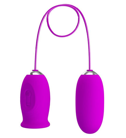 PRETTY LOVE - VIBRATEUR RECHARGEABLE DAISY DUAL EGG VIOLET by PRETTY LOVE FLIRTATION