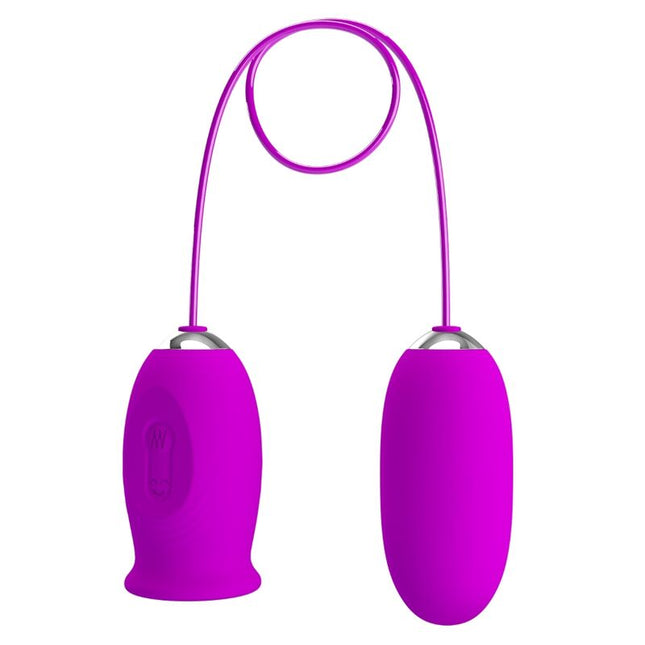 PRETTY LOVE - VIBRATEUR RECHARGEABLE DAISY DUAL EGG VIOLET by PRETTY LOVE FLIRTATION