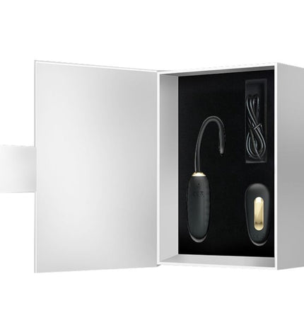 PRETTY LOVE - DOREEN OEUF VIBRANT RECHARGEABLE DE LUXE NOIR TÉLÉCOMMANDE by PRETTY LOVE SMART