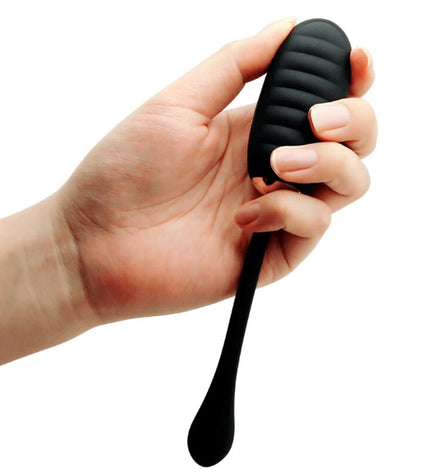 PRETTY LOVE - DOREEN OEUF VIBRANT RECHARGEABLE DE LUXE NOIR TÉLÉCOMMANDE by PRETTY LOVE SMART