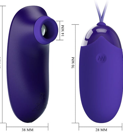 PRETTY LOVE - STIMULATEUR ET OEUF PORTABLE by PRETTY LOVE YOUTH