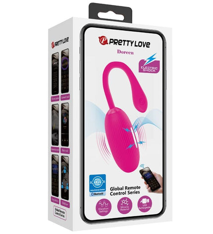PRETTY LOVE - OEUF VIBRANT RECHARGEABLE DOREEN MAGENTA TÉLÉCOMMANDE by PRETTY LOVE SMART