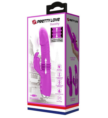 PRETTY LOVE - VIBRATEUR LAPIN RECHARGEABLE DOROTHY VIOLET by PRETTY LOVE C-TYPE