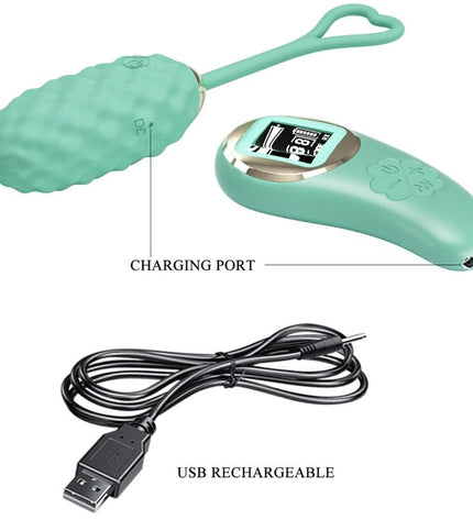 PRETTY LOVE - OEUF VIBRANT TÉLÉCOMMANDE VIVIAN GREEN by PRETTY LOVE LED
