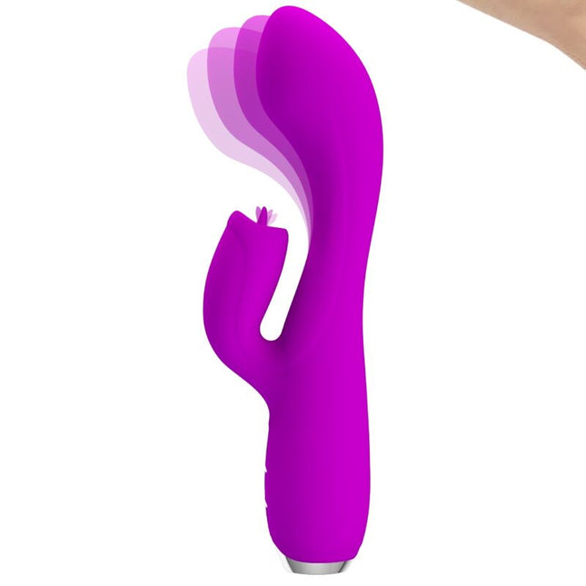 PRETTY LOVE - VIBRATEUR LAPIN RECHARGEABLE GLORIA IMPERMÉABLE VIOLET by PRETTY LOVE C-TYPE