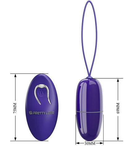 PRETTY LOVE - SELKIE YOUTH MINI OEUF VIBRANT TÉLÉCOMMANDE VIOLET by PRETTY LOVE YOUTH