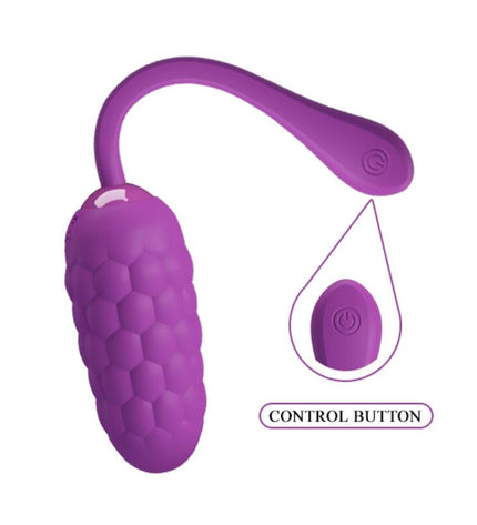 PRETTY LOVE - OEUF VIBRANT TEXTURE MARINE RECHARGEABLE VIOLET by PRETTY LOVE SMART