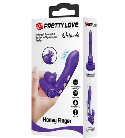 PRETTY LOVE - COUVERCLE DE DOIGT VIBRATEUR ORLANDO VIOLET by PRETTY LOVE PARTY UP