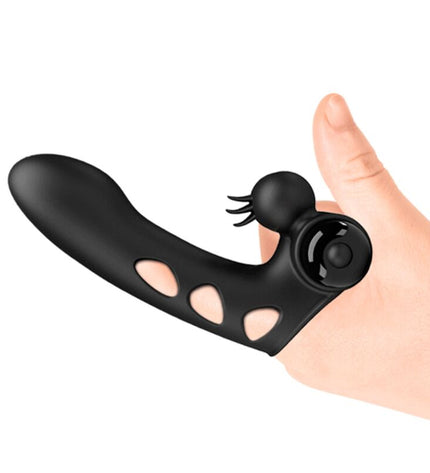 PRETTY LOVE - COUVERCLE DE DOIGT VIBRATEUR ORLANDO NOIR by PRETTY LOVE MALE