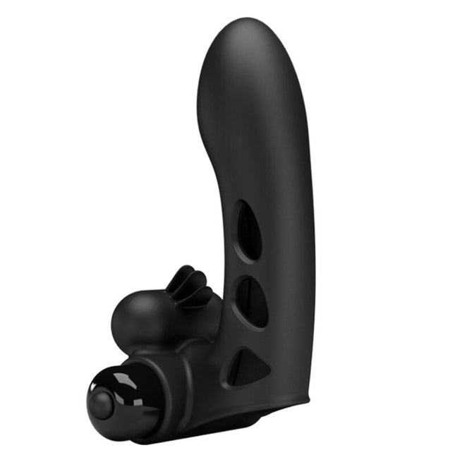 PRETTY LOVE - COUVERCLE DE DOIGT VIBRATEUR ORLANDO NOIR by PRETTY LOVE MALE