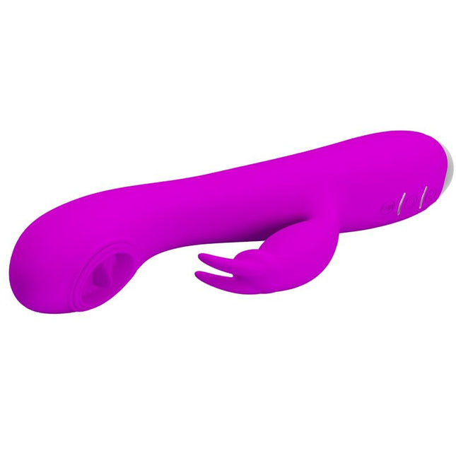 PRETTY LOVE - VIBRATEUR RECHARGEABLE RACHEL AVEC VENTOUSE VIOLETTE by PRETTY LOVE C-TYPE