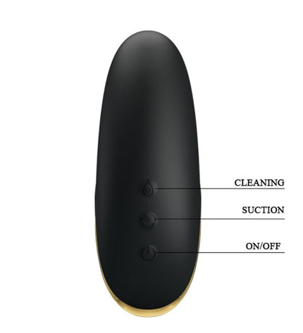 PRETTY LOVE - MASSEUR À ASPIRATION RECHARGEABLE DE LUXE NOIR by PRETTY LOVE C-TYPE