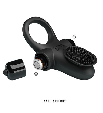 PRETTY LOVE - VIBRATOR RING II POUR LE PÉNIS NOIR by PRETTY LOVE MALE