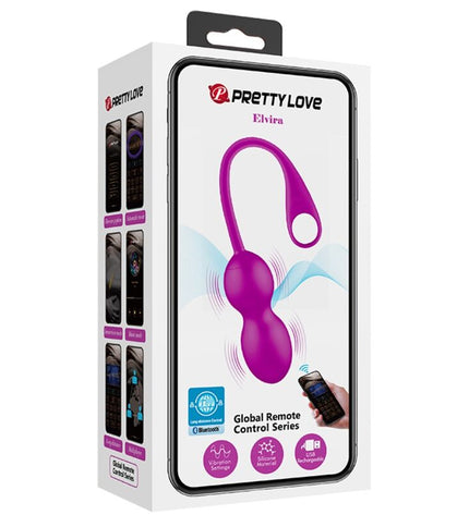 PRETTY LOVE - BALLES VIBRANTES RECHARGEABLES ELVIRA VIOLET by PRETTY LOVE SMART