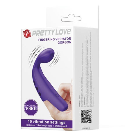 PRETTY LOVE - VIBRATEUR DOIGT RECHARGEABLE GORGON VIOLET by PRETTY LOVE SMART