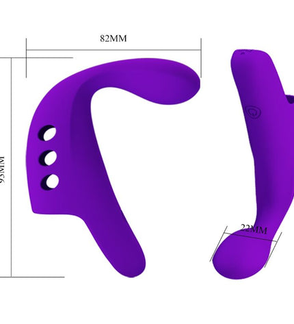 PRETTY LOVE - VIBRATEUR DOIGT RECHARGEABLE GORGON VIOLET by PRETTY LOVE SMART