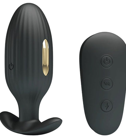 PRETTY LOVE - VIBRATEUR ANAL RECHARGEABLE KELLY PLUG NOIR by PRETTY LOVE BOTTOM