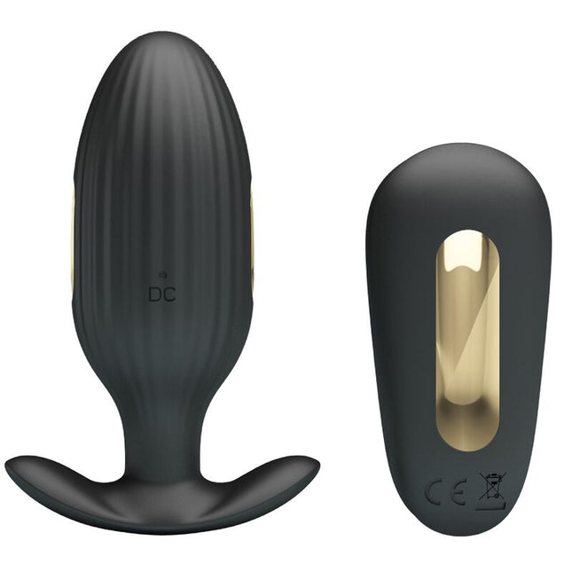 PRETTY LOVE - VIBRATEUR ANAL RECHARGEABLE KELLY PLUG NOIR by PRETTY LOVE BOTTOM