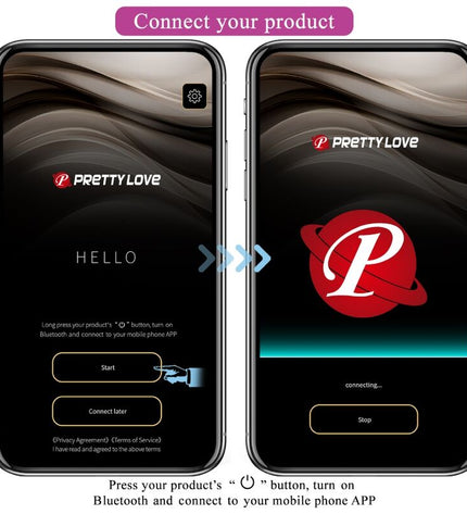 PRETTY LOVE - PLUG ANAL CONTRÔLÉ PAR APPLICATION JEFFERSON NOIR by PRETTY LOVE BOTTOM