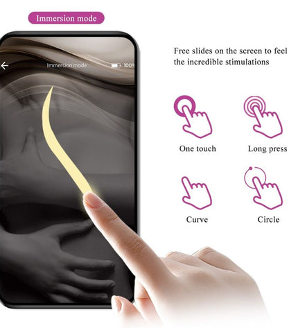 PRETTY LOVE - OEUF VIBRANT NYMPHE APP CONTRÔLÉ VIOLET by PRETTY LOVE BOTTOM