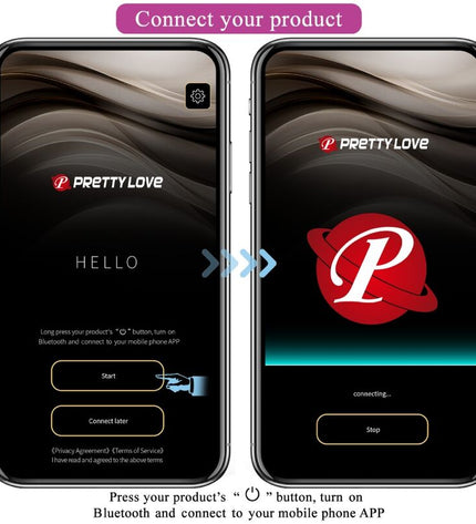 PRETTY LOVE - OEUF VIBRANT NYMPHE APP CONTRÔLÉ VIOLET by PRETTY LOVE BOTTOM